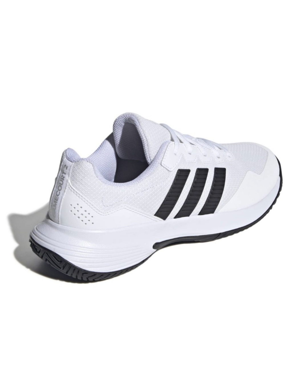 Adidas GameCourt 2 M Men's Tennis Shoes Size 10 US White Black GW2991 NEW - Picture 3 of 9